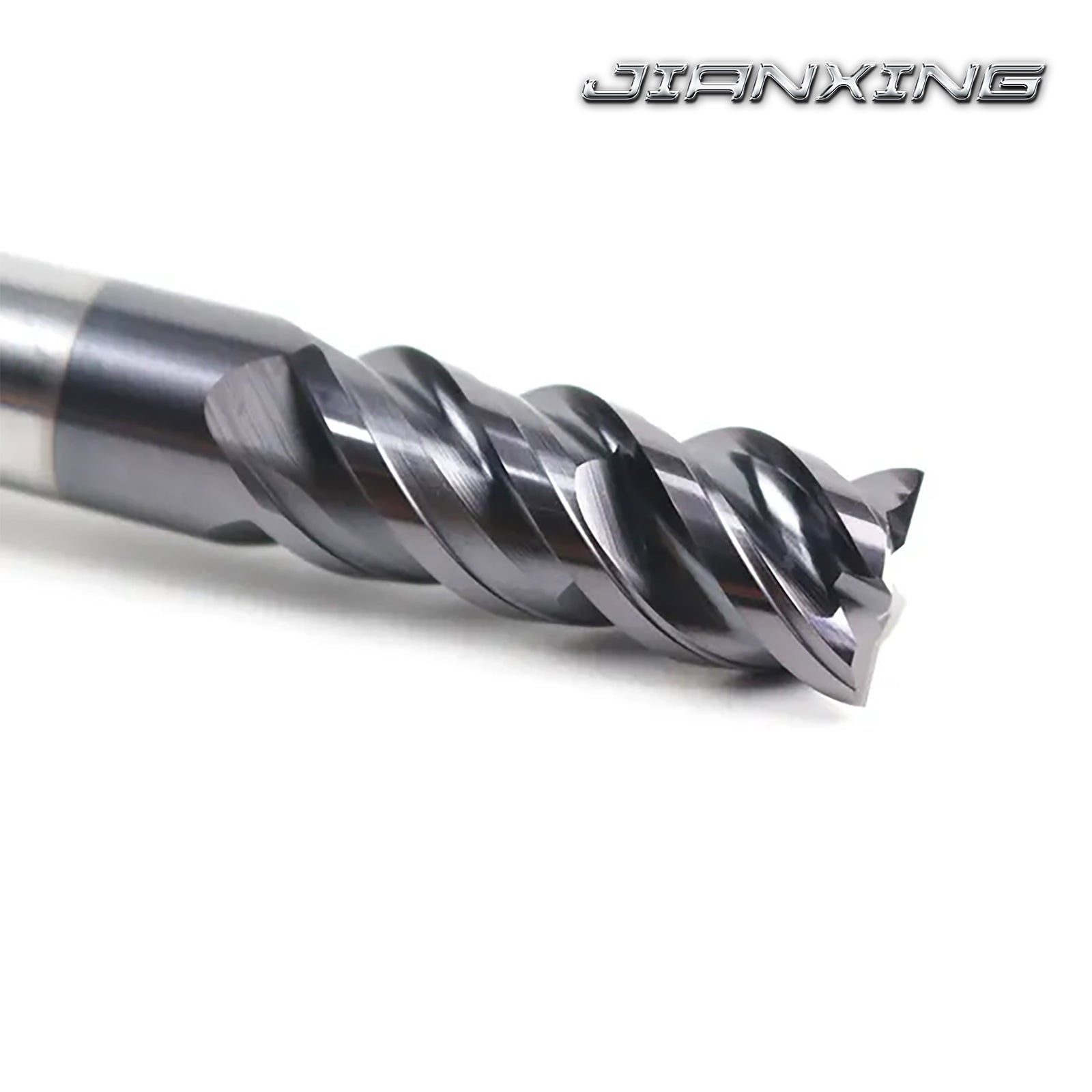 Carbide Square Nose End Mill for Stainless Steel & Titanium Alloy (TC4/TC7), AP Coating, Variable Helix-Imperial
