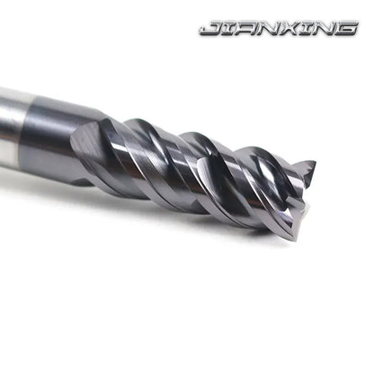 Carbide Square Nose End Mill for Stainless Steel & Titanium Alloy (TC4/TC7), AP Coating, Variable Helix-Imperial