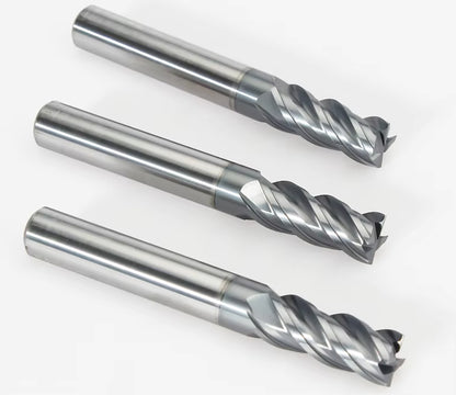 Carbide Square Nose End Mill for Stainless Steel & Titanium Alloy (TC4/TC7), AP Coating, Variable Helix-Imperial