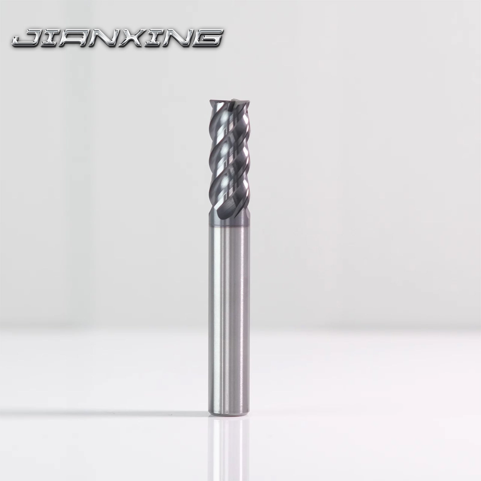 Carbide Square Nose End Mill for Stainless Steel & Titanium Alloy (TC4/TC7), AP Coating, Variable Helix-Imperial