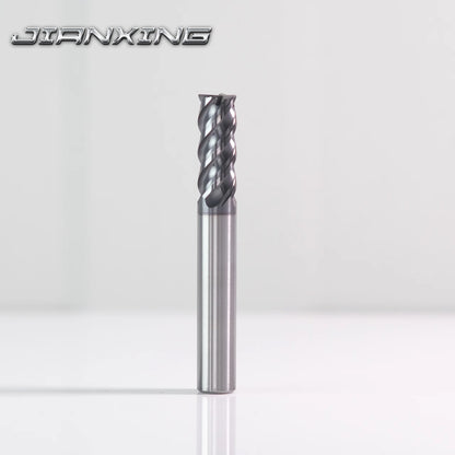 Carbide Square Nose End Mill for Stainless Steel & Titanium Alloy (TC4/TC7), AP Coating, Variable Helix-Imperial