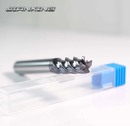 Carbide Square Nose End Mill for Stainless Steel & Titanium Alloy (TC4/TC7), AP Coating, Variable Helix-Imperial
