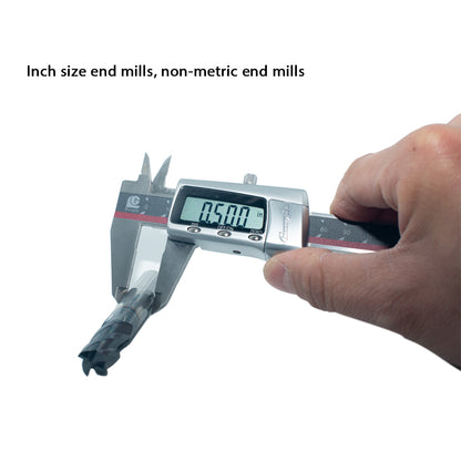 Carbide Square Nose End Mill for Alloy Steels/Hardened Steels, 4 Flute HRC 55 Deg AlTiN Coating-Imperial